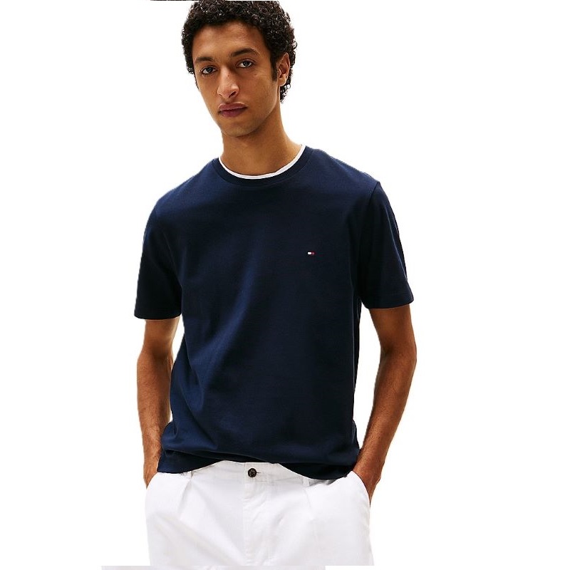 Tricou Tommy Hilfiger LIGHT INTERLOCK TEE - poza 1