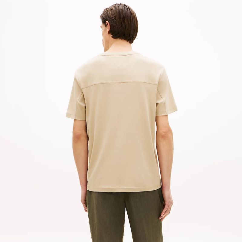 Tricou Tommy Hilfiger MIX MEDIA INTERLOCK TEE - poza 2