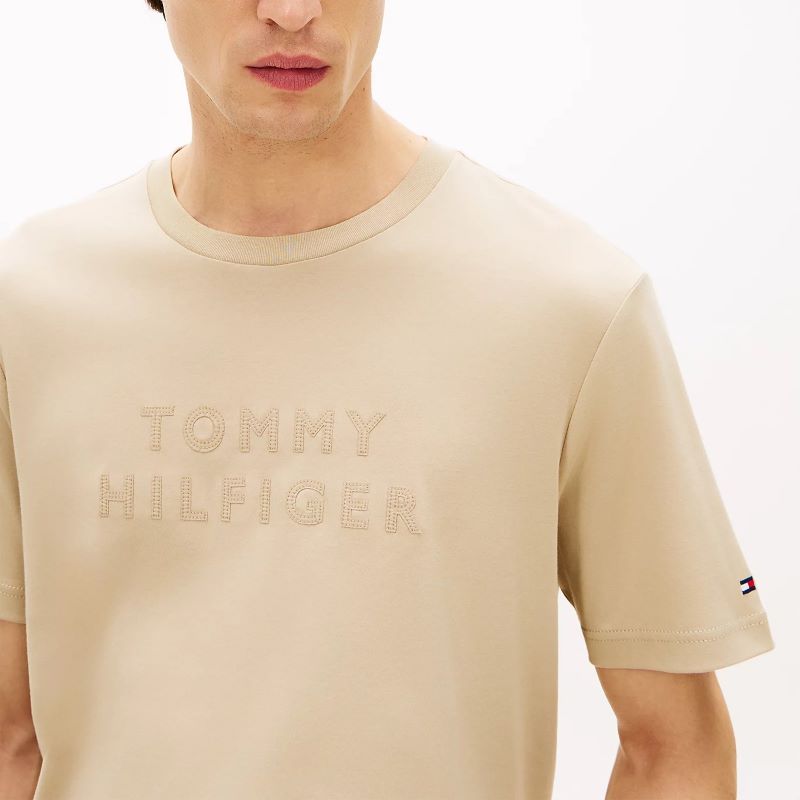 Tricou Tommy Hilfiger MIX MEDIA INTERLOCK TEE - poza 3
