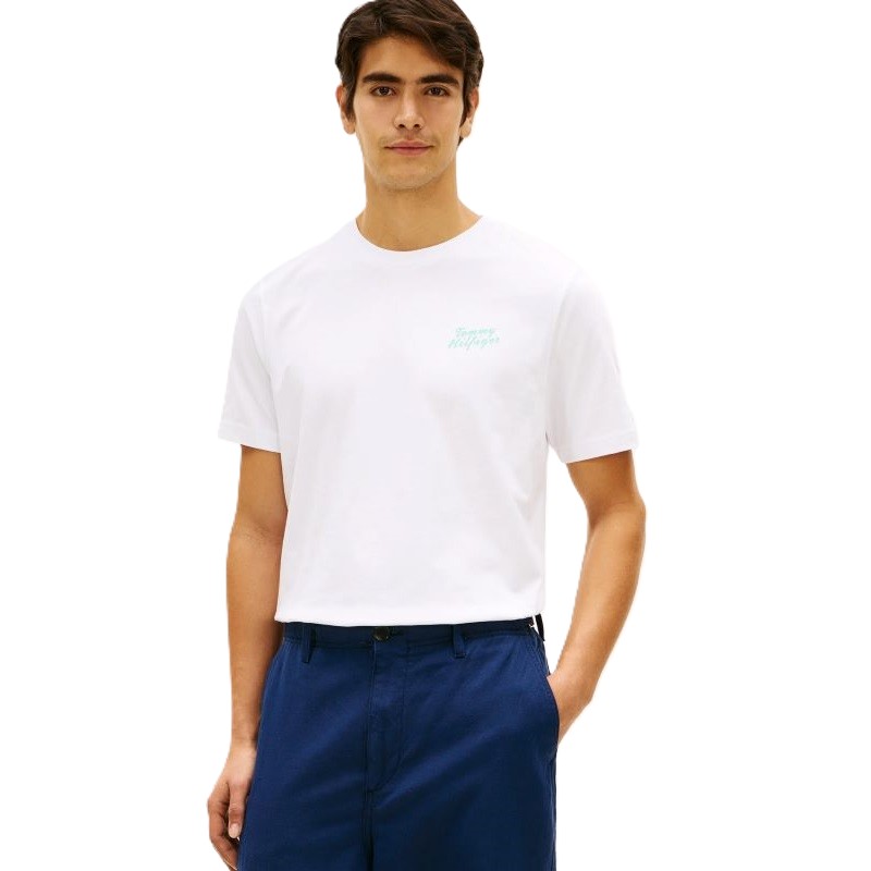 Tricou Tommy Hilfiger PALM PHOTO PRINT TEE
