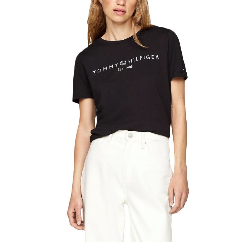 Tricou Tommy Hilfiger REG CORP LOGO C-NK SS - poza 1