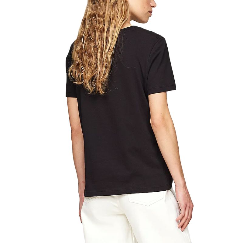 Tricou Tommy Hilfiger REG CORP LOGO C-NK SS - poza 2