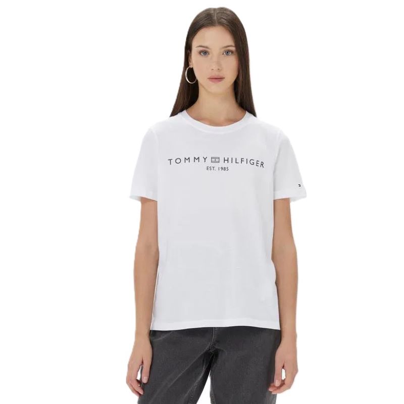 Tricou Tommy Hilfiger REG CORP LOGO C-NK SS - poza 1