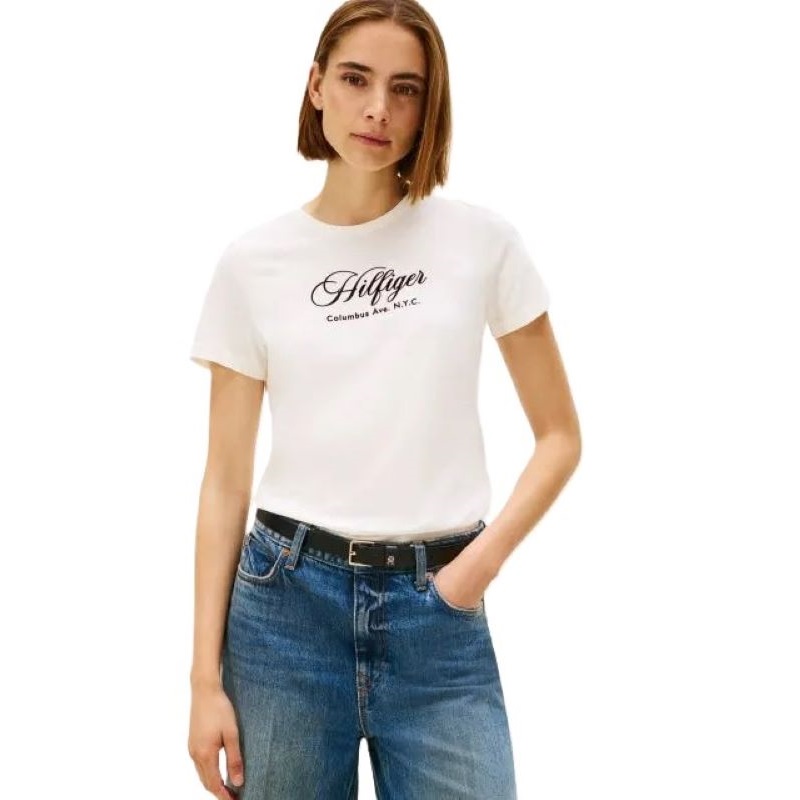 Tricou Tommy Hilfiger SCRIPT REG C-NK SS TEE - poza 1