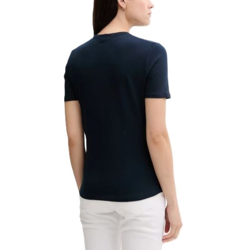 Tricou Tommy Hilfiger STAMP LOGO SLIM C-NK SS TEE - poza 2