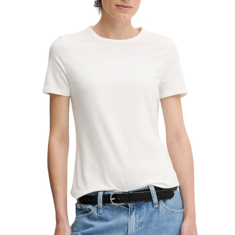 Tricou Tommy Hilfiger STAMP LOGO SLIM C-NK SS TEE - poza 1