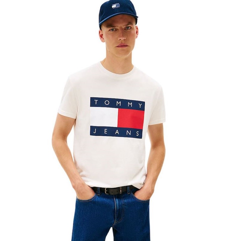Tricou Tommy Hilfiger TJM REG BIG FLAG SS TEE EXT - poza 1