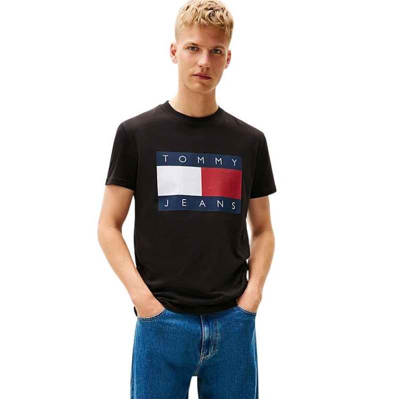Tricou Tommy Hilfiger TJM REG BIG FLAG SS TEE EXT - poza 1