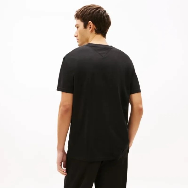 Tricou Tommy Hilfiger TJM REG LINEAR LOGO TEE EXT - poza 2