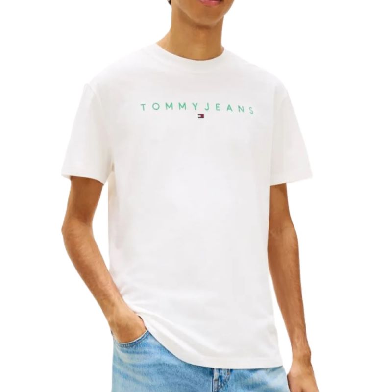 Tricou Tommy Hilfiger TJM REG LINEAR LOGO TEE EXT - poza 1