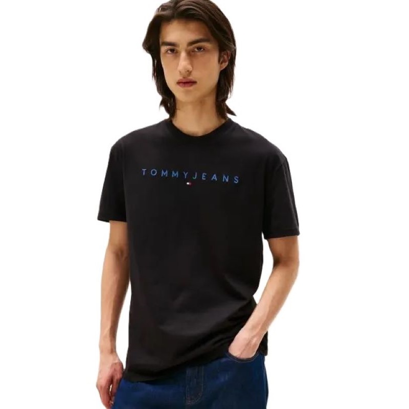 Tricou Tommy Hilfiger TJM REG LINEAR LOGO TEE EXT - poza 1