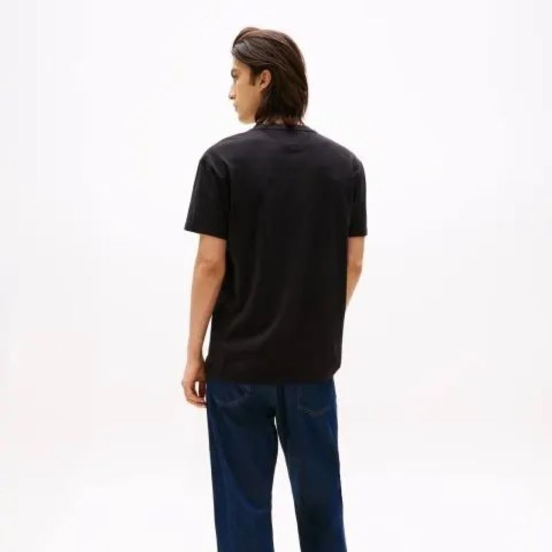 Tricou Tommy Hilfiger TJM REG LINEAR LOGO TEE EXT - poza 2