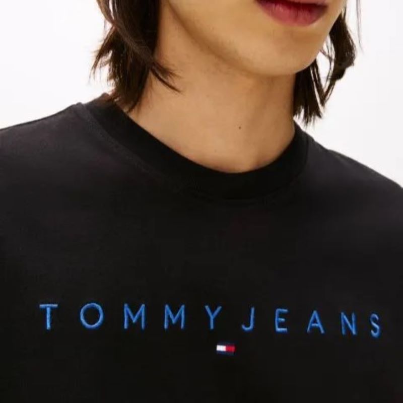 Tricou Tommy Hilfiger TJM REG LINEAR LOGO TEE EXT - poza 3