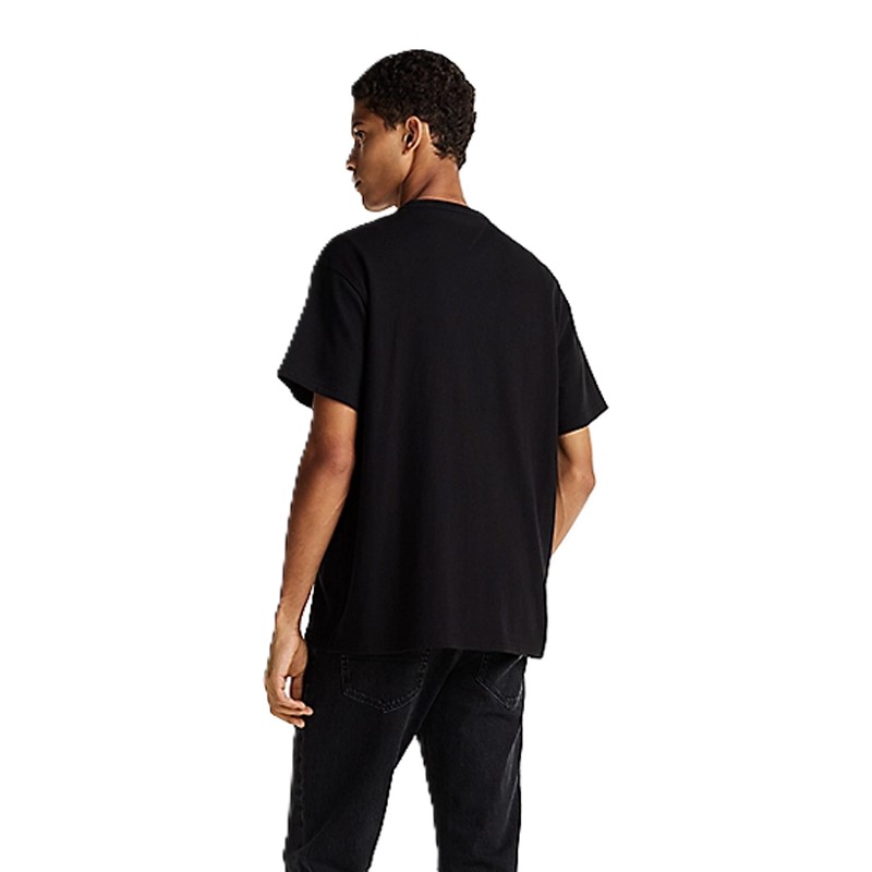 Tricou Tommy Hilfiger TJM RLX LINEAR LOGO TEE EXT - poza 2