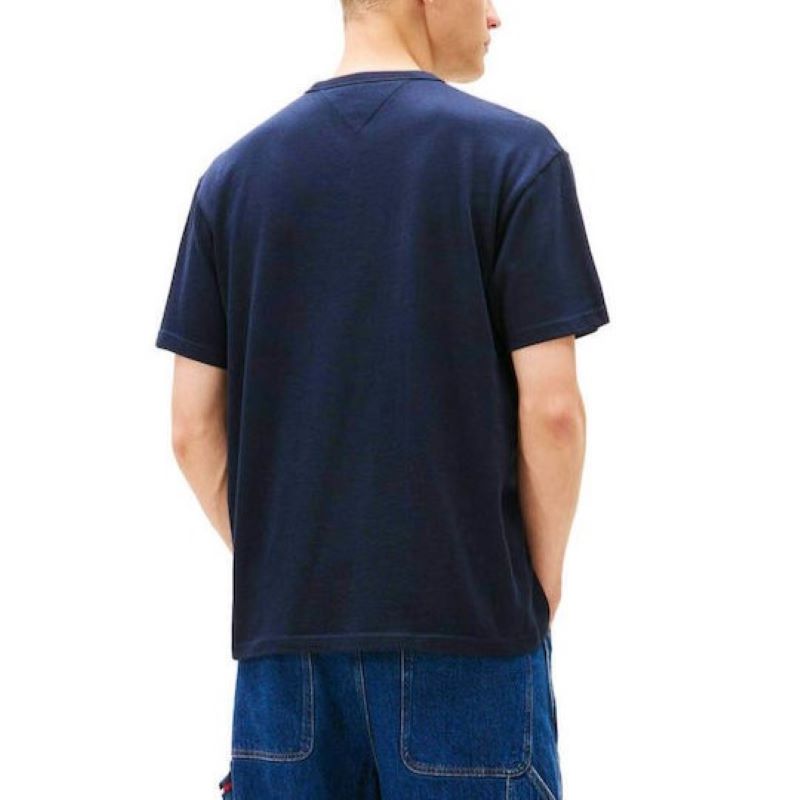 Tricou Tommy Hilfiger TJM RLX LINEAR LOGO TEE EXT - poza 2