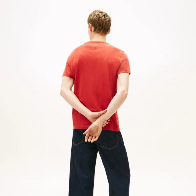 Tricou Tommy Hilfiger TJM SLIM ESSENTIAL FLAG TEE EXT - poza 2