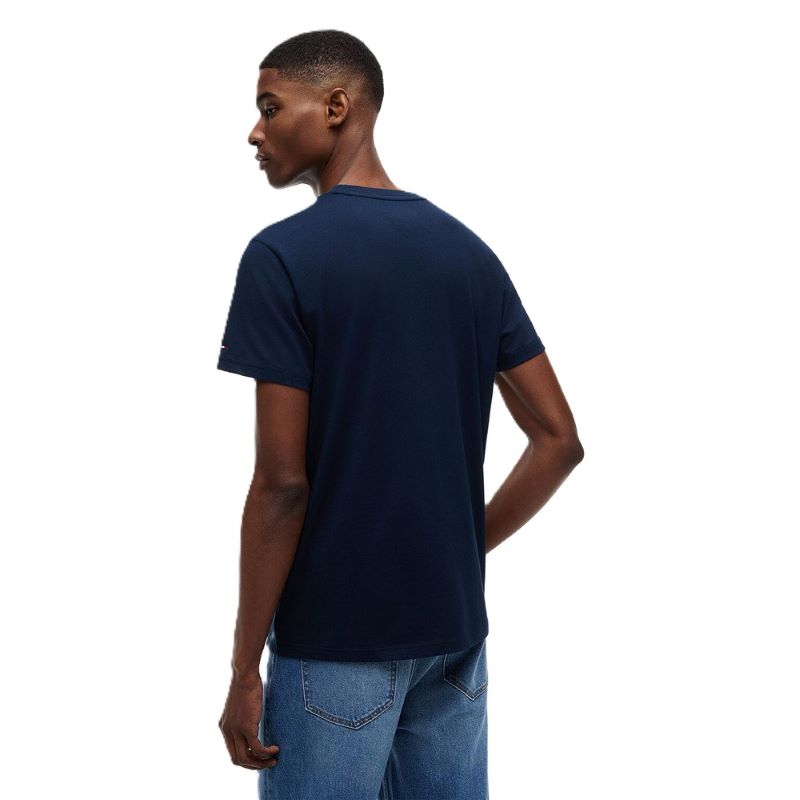 Tricou Tommy Hilfiger TJM SLIM SIGN CHEST SS TEE EXT - poza 2