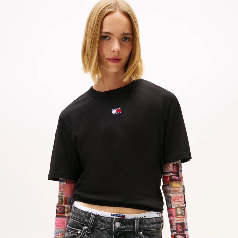 Tricou Tommy Hilfiger TJW BXY BADGE TEE EXT - poza 1