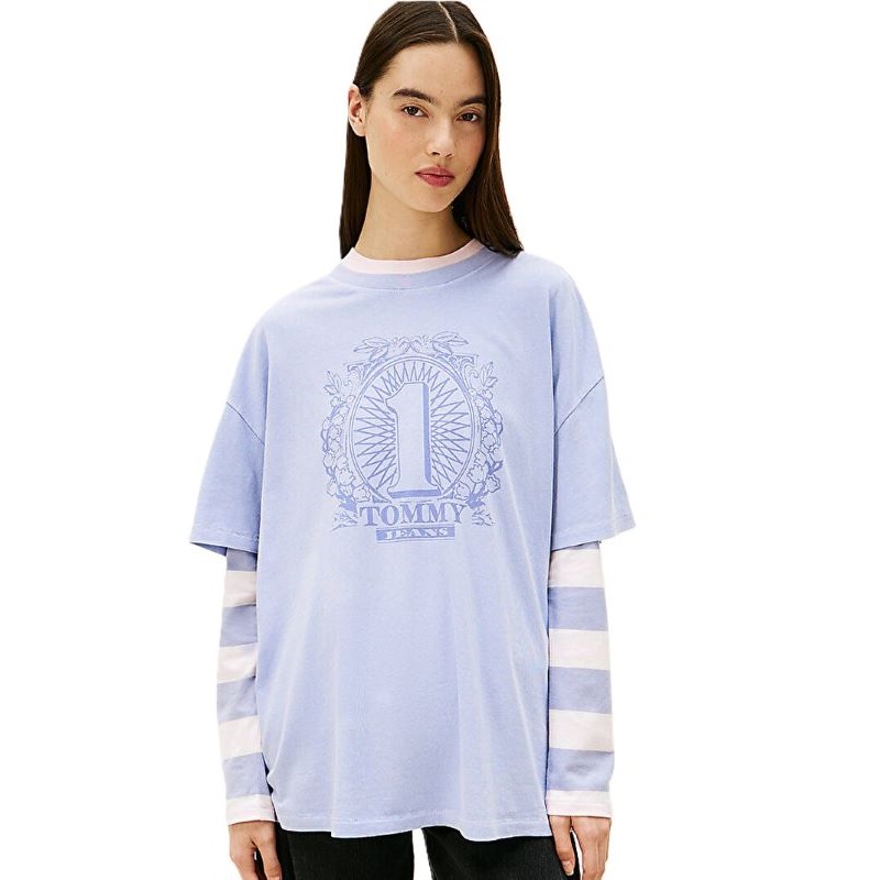 Tricou Tommy Hilfiger TJW OVS TOMMY DOLLAR TEE - poza 1