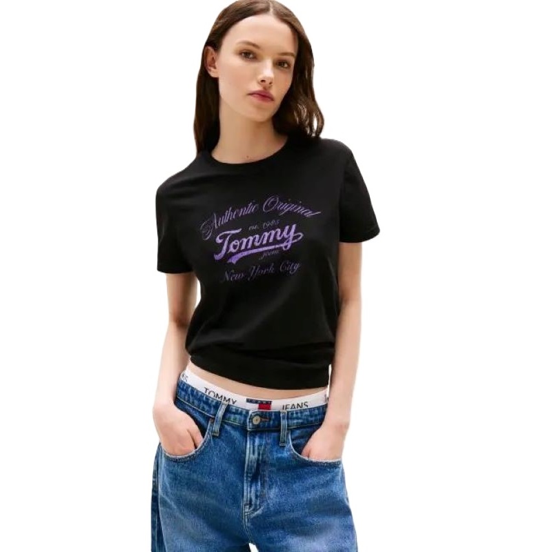 Tricou Tommy Hilfiger TJW REG ESSENTIAL LOGO 1 TEEEXT - poza 1