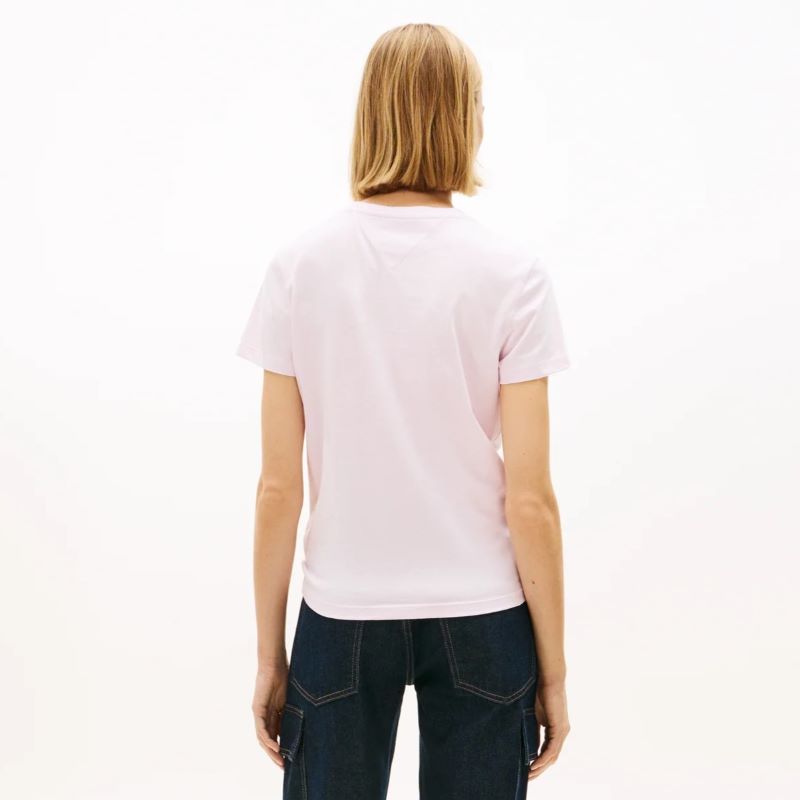 Tricou Tommy Hilfiger TJW REG ESSENTIAL LOGO 2 TEE EXT - poza 2