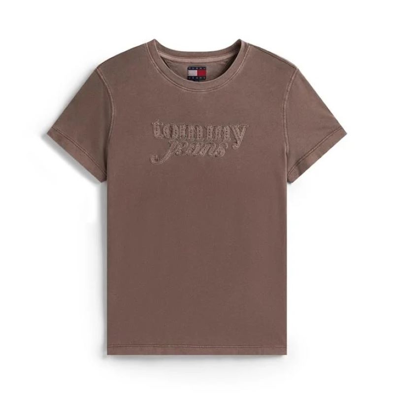 Tricou Tommy Hilfiger TJW REG GMD SCRIPT TEE - poza 3