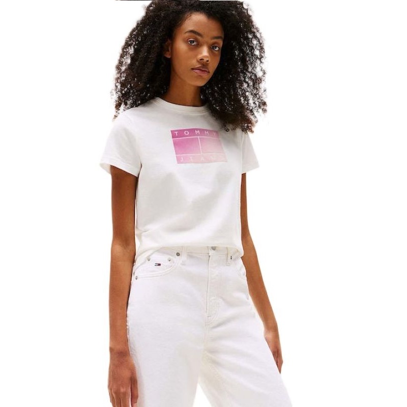 Tricou Tommy Hilfiger TJW REG GRADIENT FLAG SS - poza 1