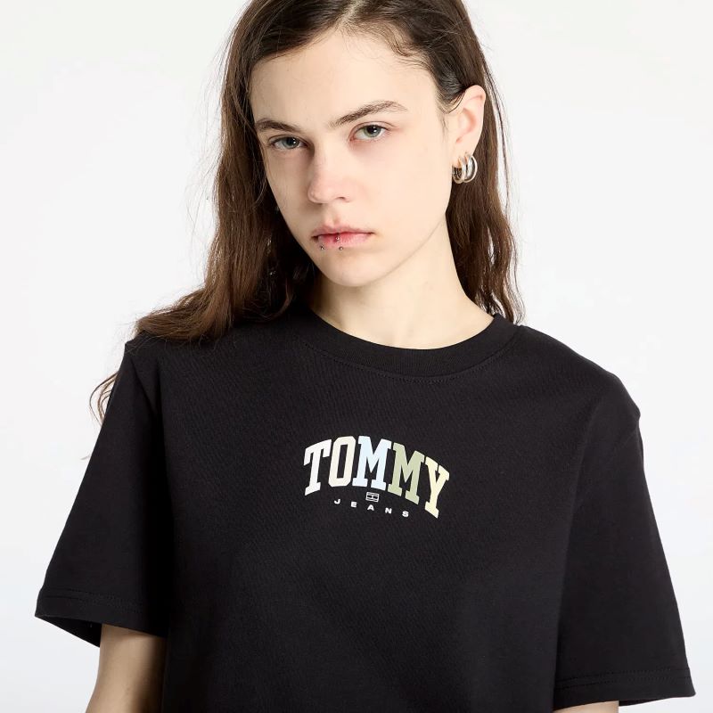 Tricou Tommy Hilfiger TJW RLX COLOR VARSITY TEE - poza 3