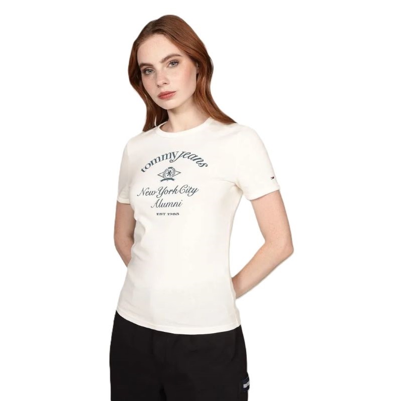 Tricou Tommy Hilfiger TJW SLIM CREST NYC RINGERTEE - poza 1