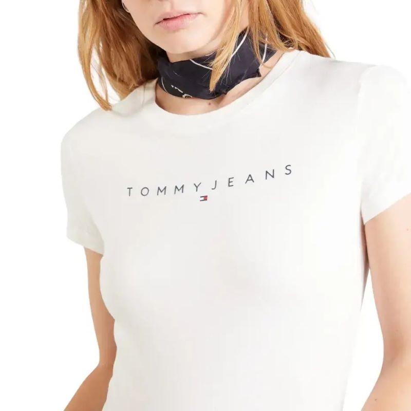 Tricou Tommy Hilfiger TJW SLIM LINEAR TEE EXT - poza 2