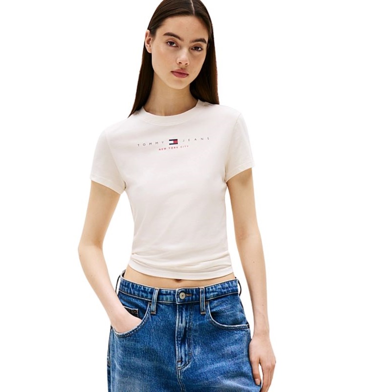 Tricou Tommy Hilfiger TJW SLIM TJ US LINEAR SS TEE - poza 1