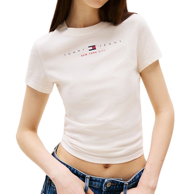 Tricou Tommy Hilfiger TJW SLIM TJ US LINEAR SS TEE - poza 3