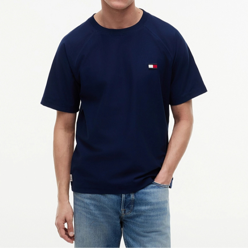 Tricou Tommy Hilfiger TOMMY FLAG ELEVATED TEE - poza 1