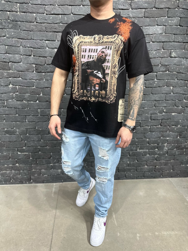 TRICOU TUPAC BLACK TSAS407(002) (MĂRIME: XL)