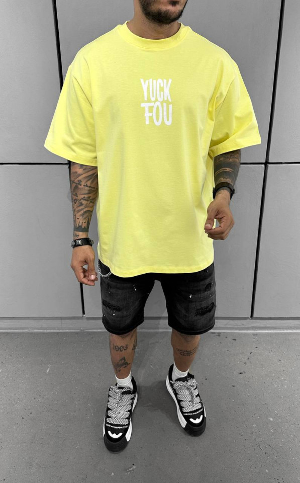 TRICOU YUCK FOU YELLOW TSBL22(1616) (MĂRIME: XS)