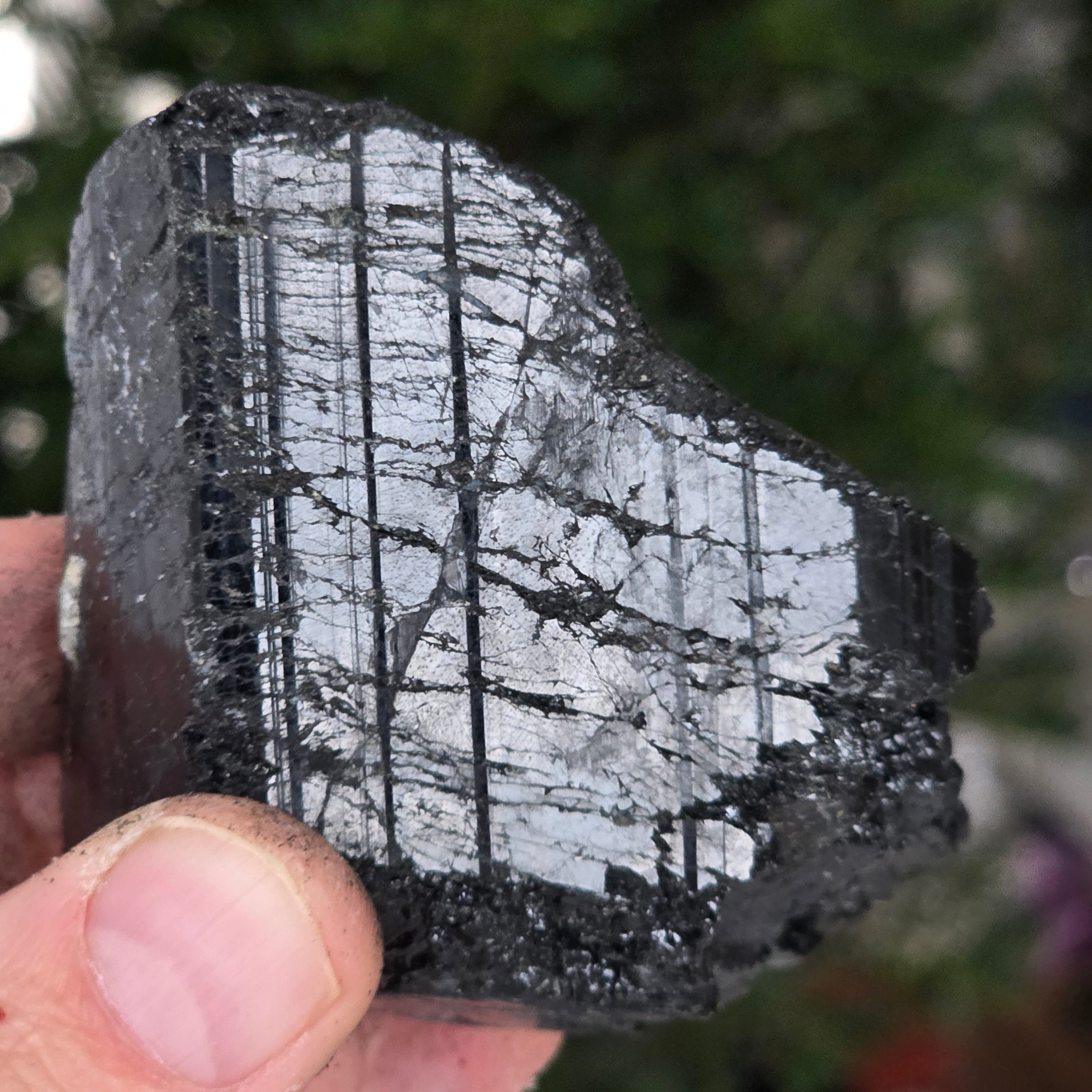 Turmalina neagra piatra bruta L7