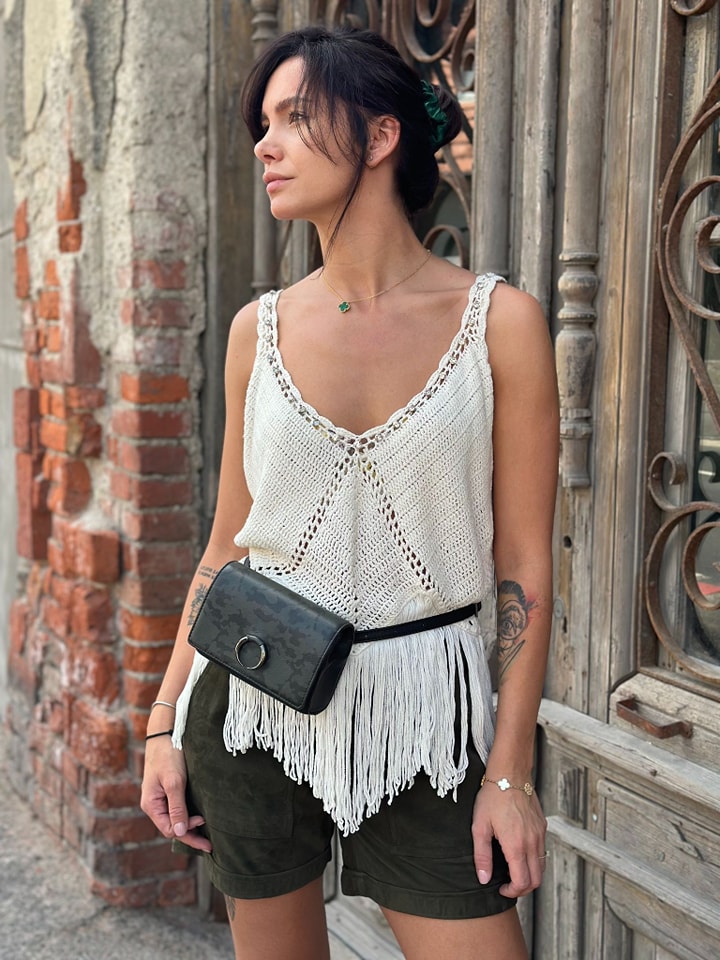 Twinset Top macrame - XXL INTL