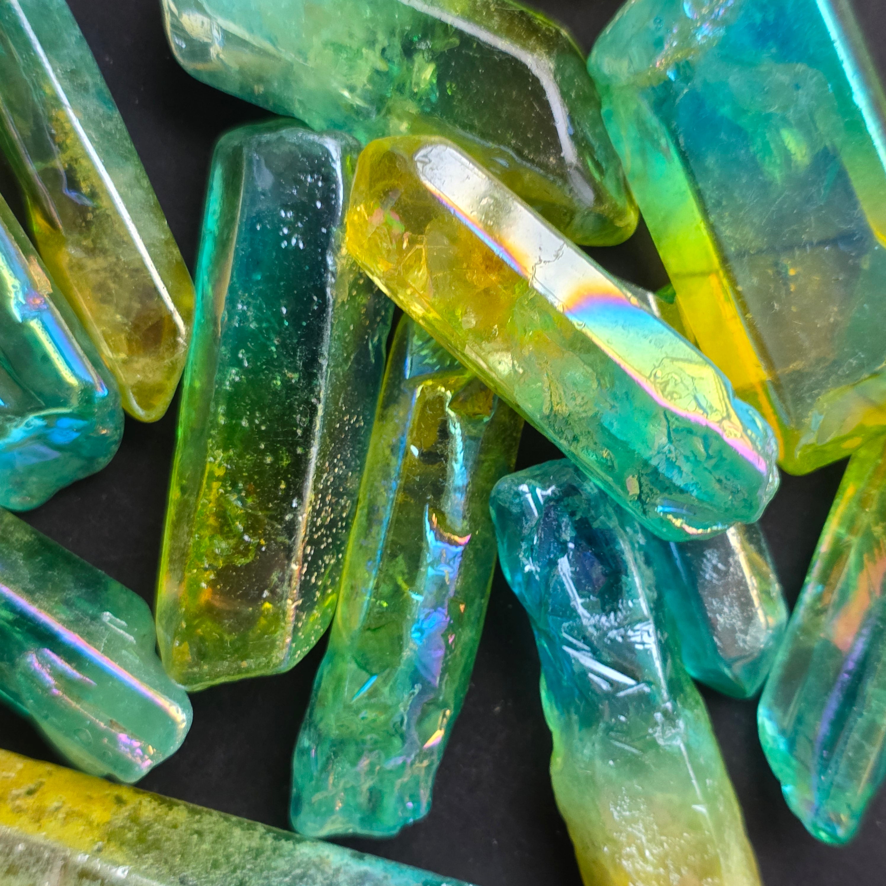 Varf cuart aura Yellow & Green