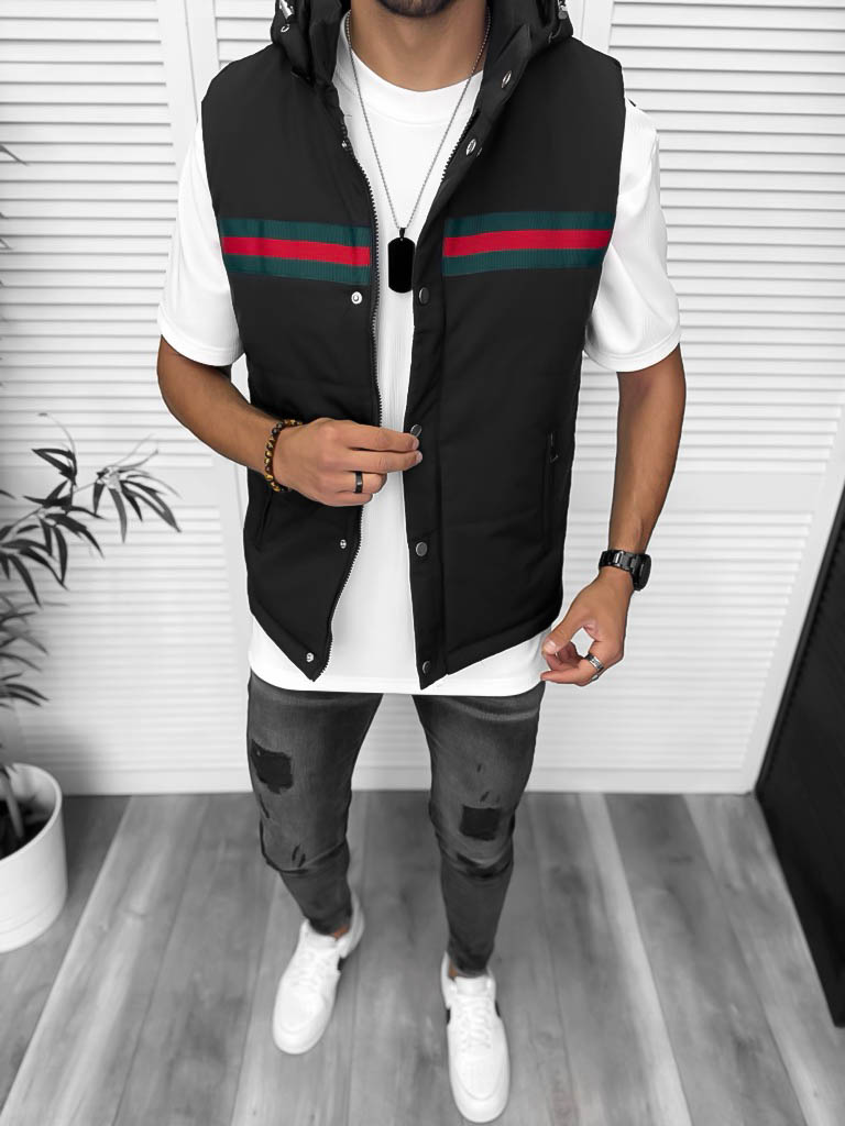 Vesta barbati casual neagra 5222 51-4