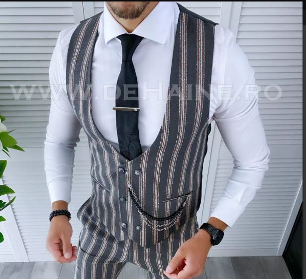 Vesta barbati eleganta slim fit 11991 O1-5.2