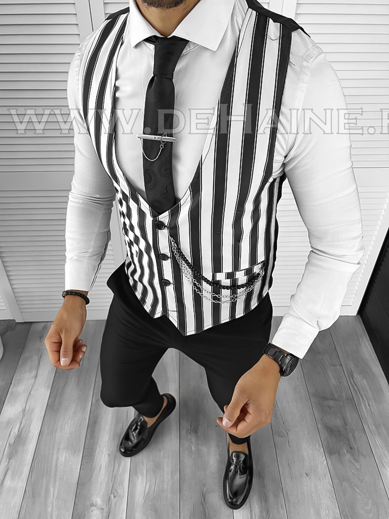Vesta barbati eleganta slim fit B8066 Q1-3