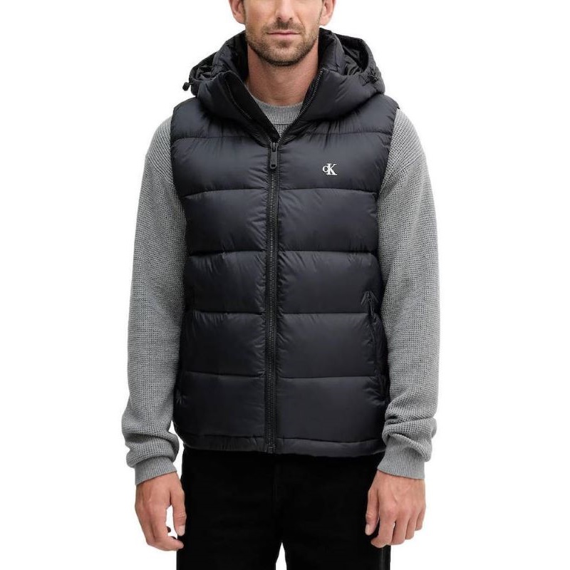 Vesta Calvin Klein LS NYLON ZIP OFF HOOD DOWNPUFFE