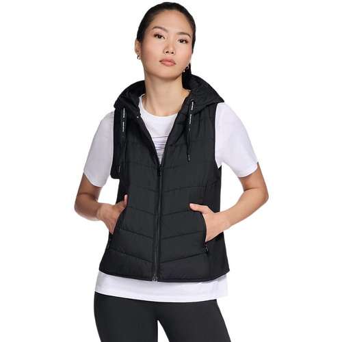 Vesta femei Skechers Performance Elite Cozy Fit Hooded JA212-BLK - poza 1