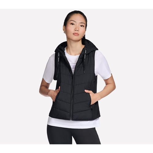 Vesta femei Skechers Performance Elite Cozy Fit Hooded JA212-BLK - poza 3