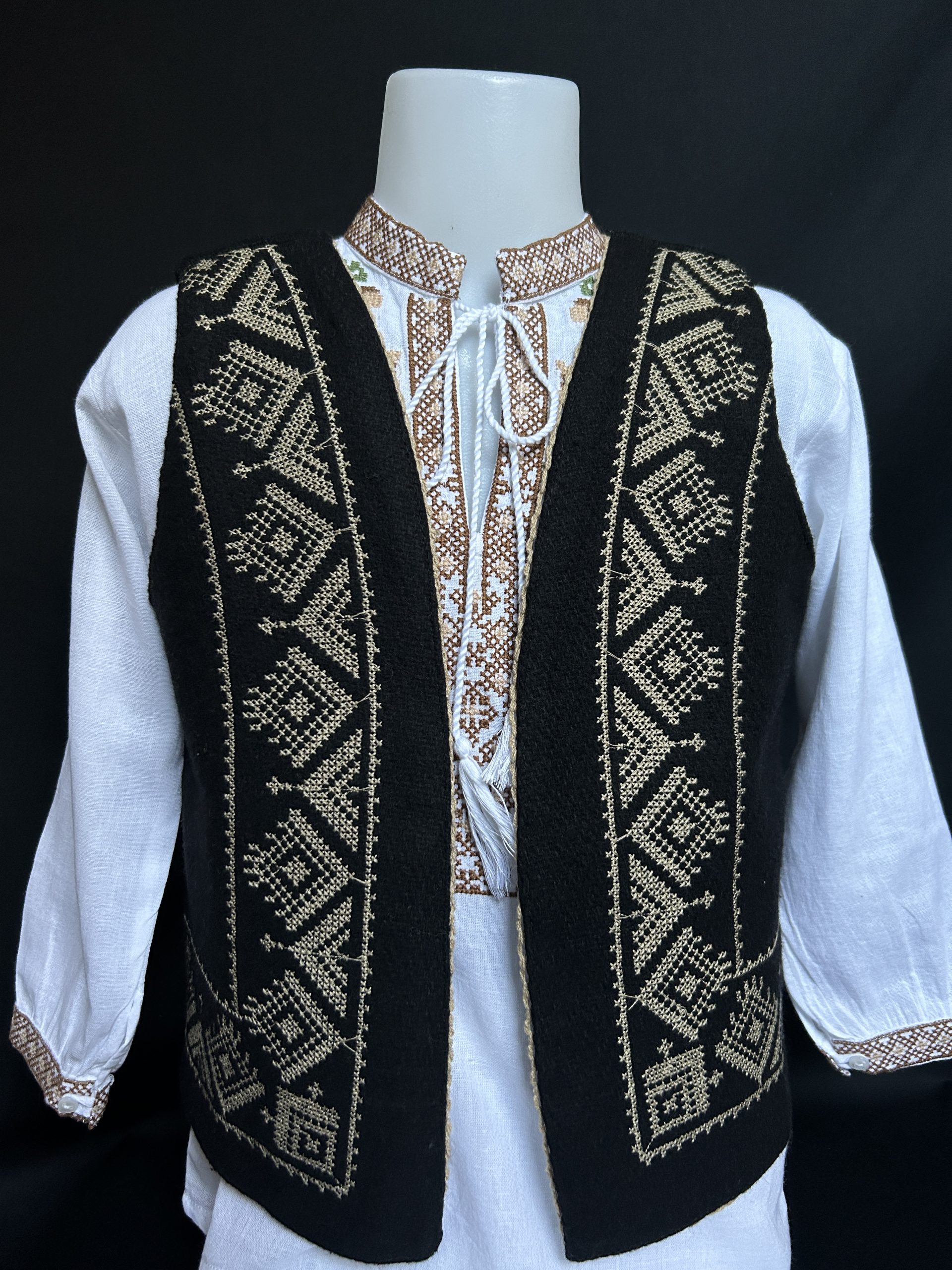 Vestă tradițională băieți TM1676 *bej* - 12