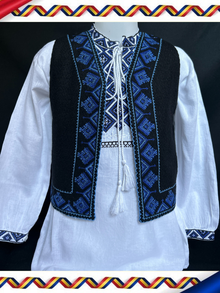 Vestă tradițională băieți TM1679 feerie - 8