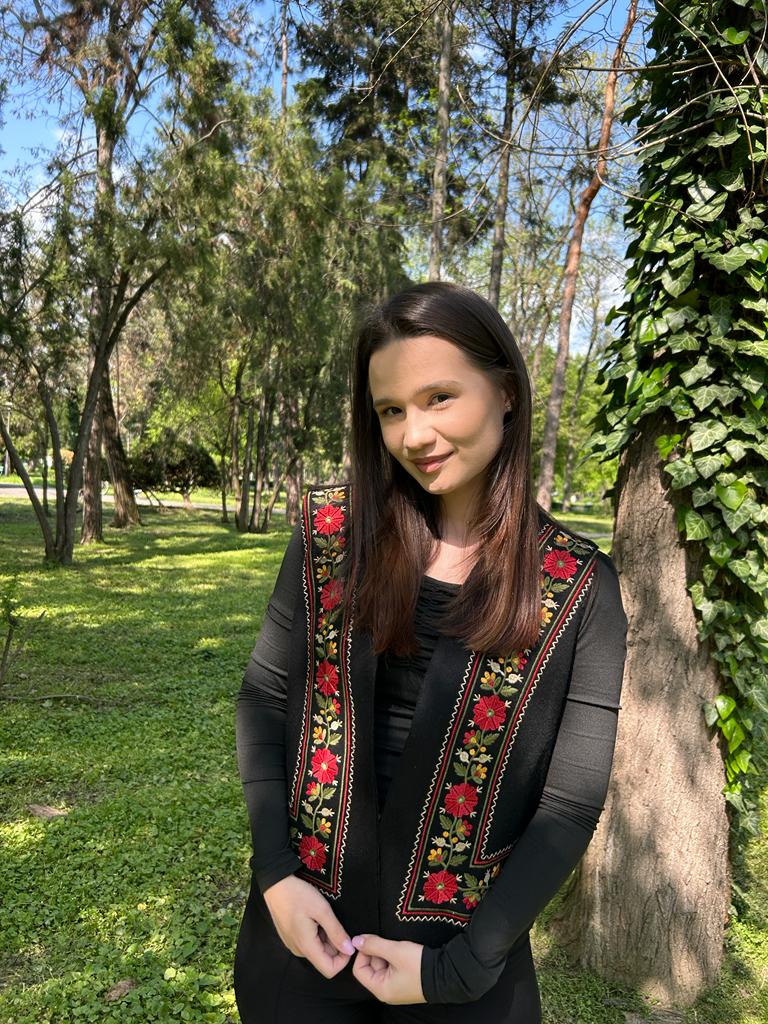 Vestă tradițională femei S-4XL TM431 motive florale - XXL