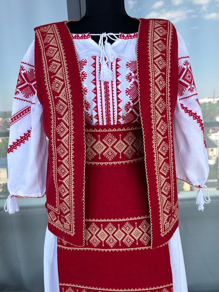 Vestă tradițională femei TM448 - XL
