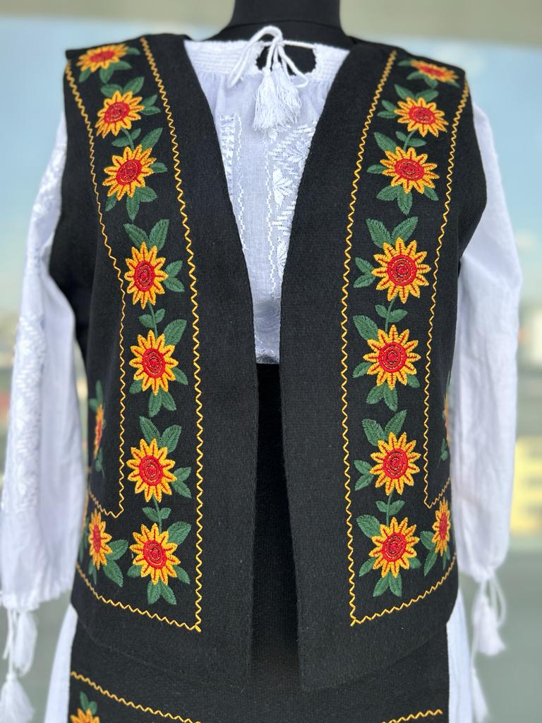 Vestă tradițională femei TM449 - XL