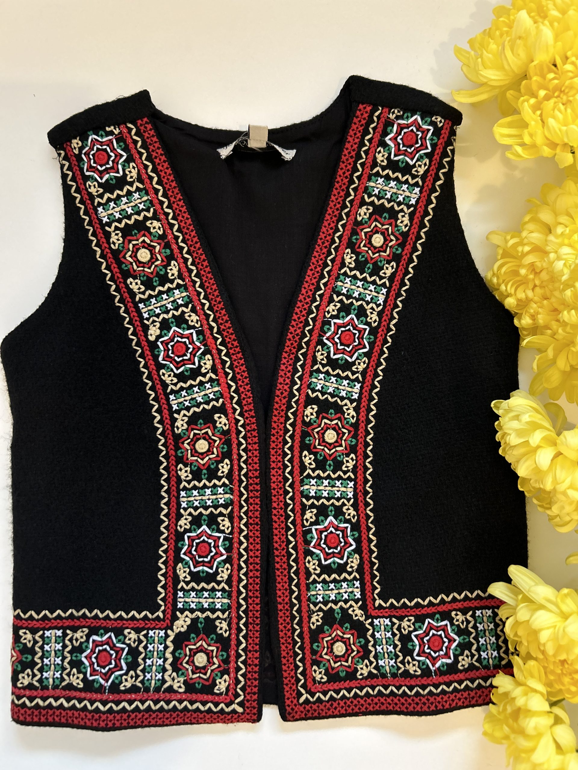 Vestă tradițională fete TM640 - figuri geometrice - - 16